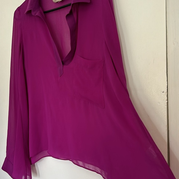 26 Rory Beca Purple Blouse NWOT - Picture 4 of 6